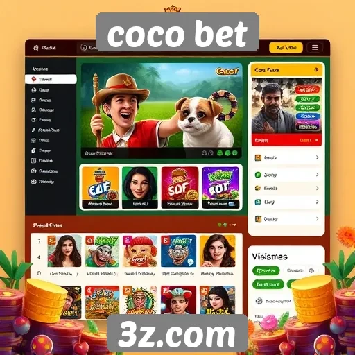 Interface do usuário da Coco Bet recebe elogios